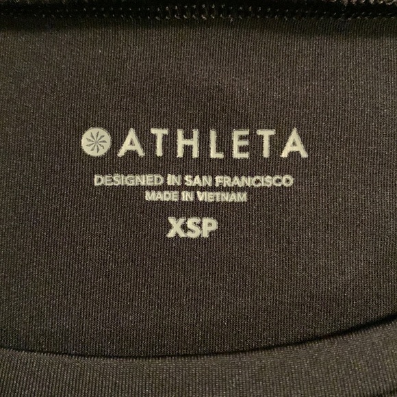 Athleta Sunlover UPF Black Sleeveless Dress Mesh Detail Hem - Picture 7 of 8